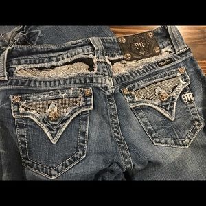 MissMe Jeweled Size 26 Jeans